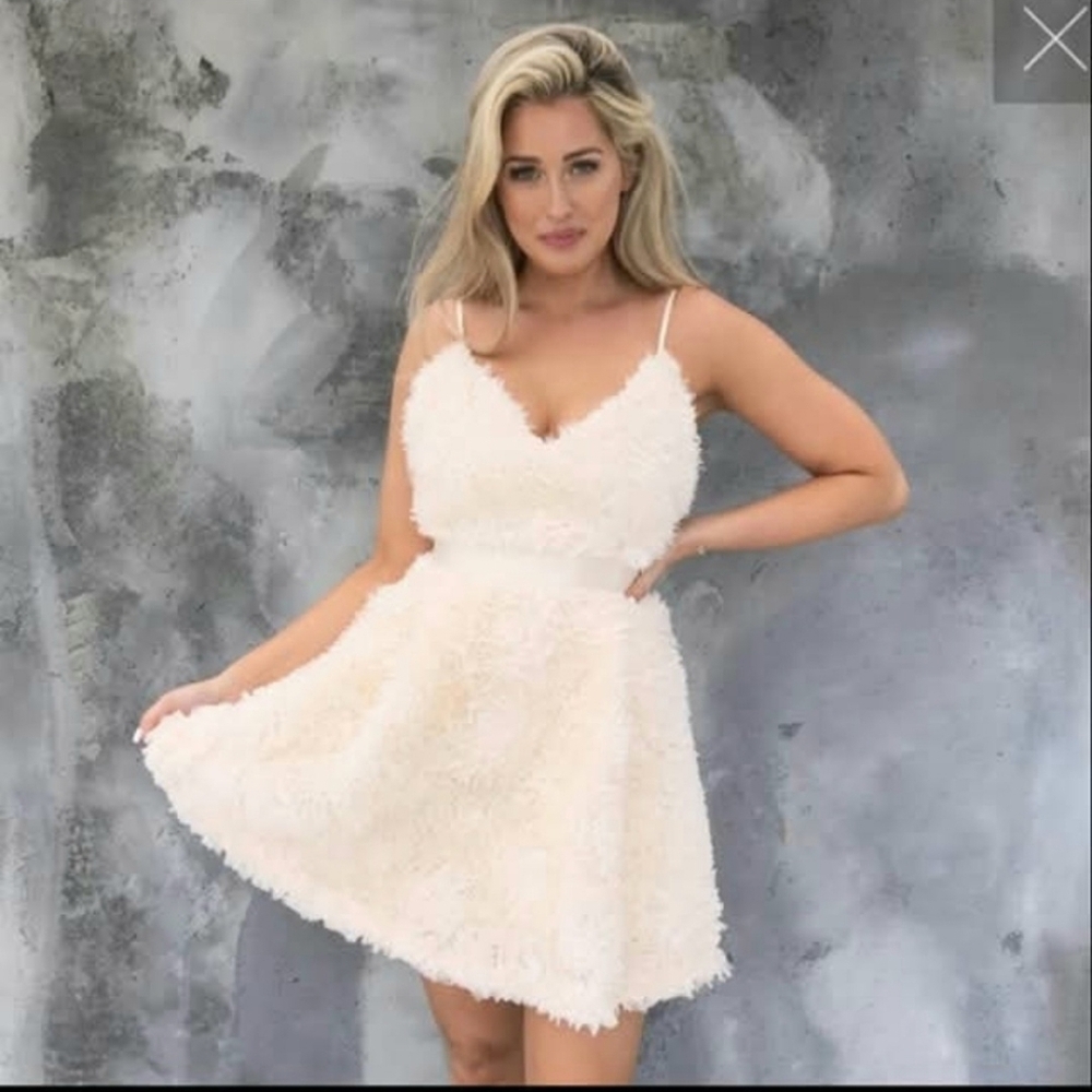 NWT Dainty Hooligan GARDEN OF IVORY Mini Dress ~sz Small